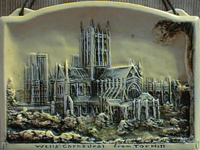 Print - Wells Cathedral from Torhill